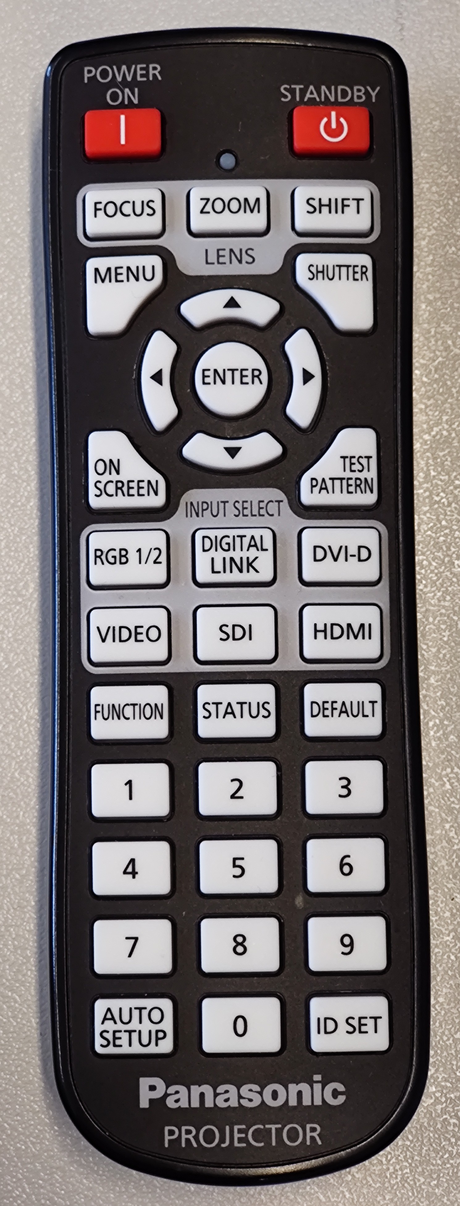 remote control with 'pattern A'